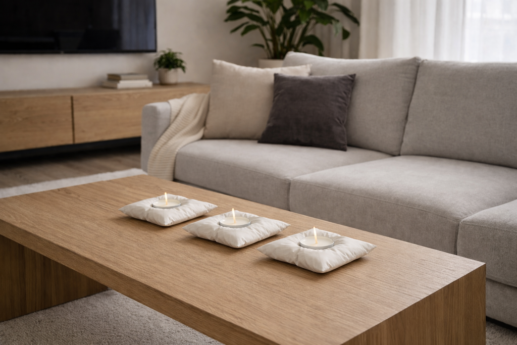 "Kotte"- Cushion Candle Holder Set of 03 pcs