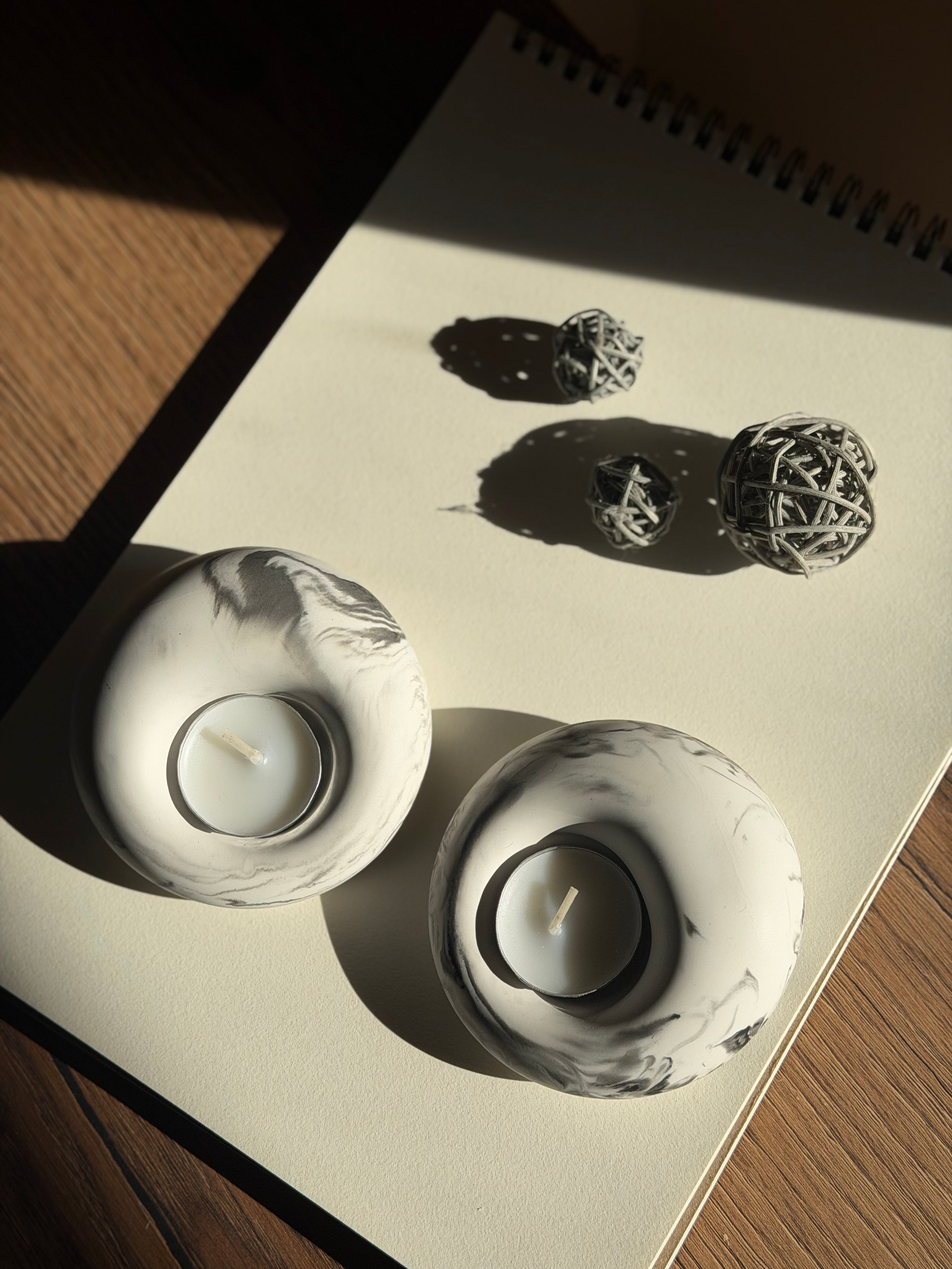 "Bole"- Tealight Candle Holder Set of 02 pcs