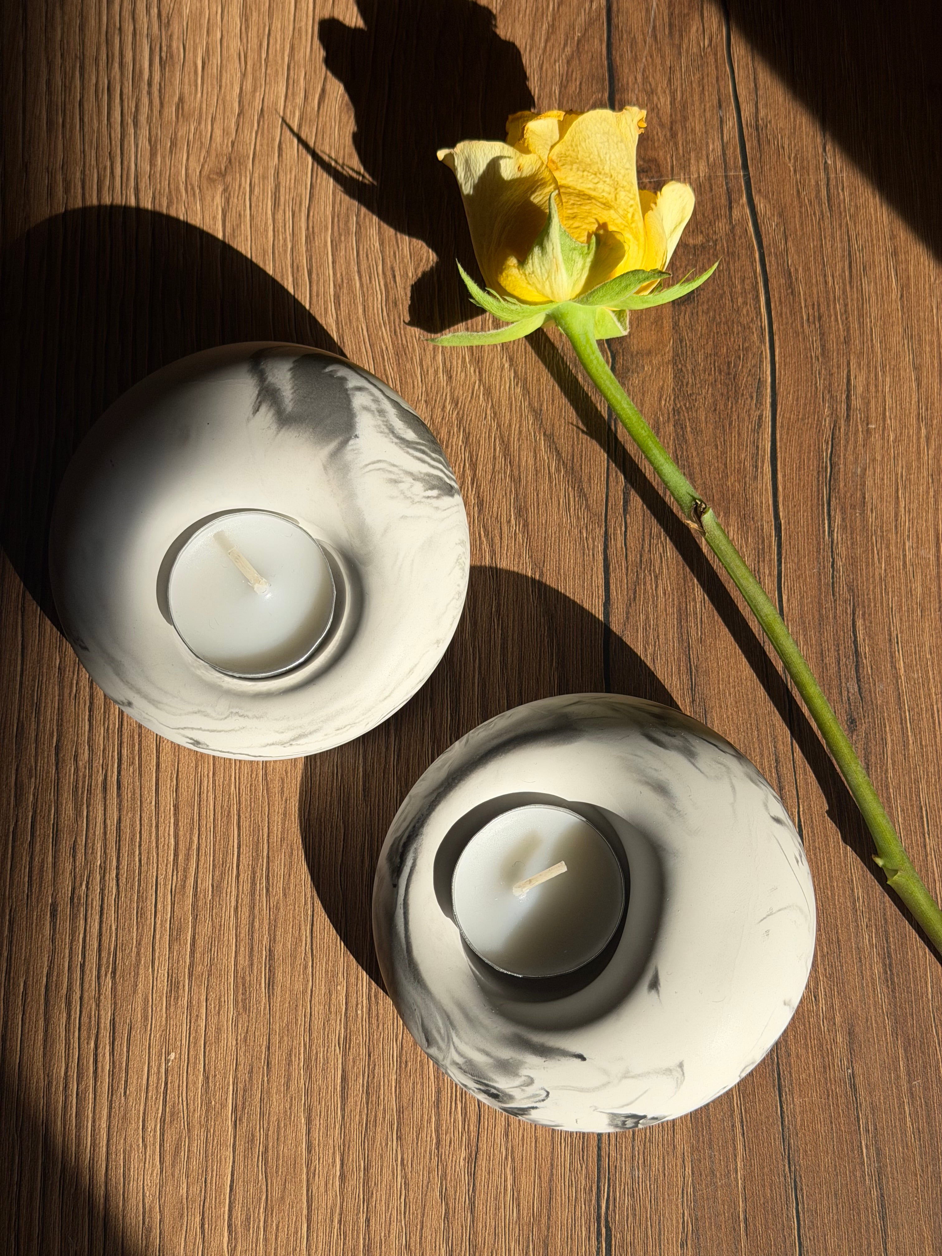 "Bole"- Tealight Candle Holder Set of 02 pcs